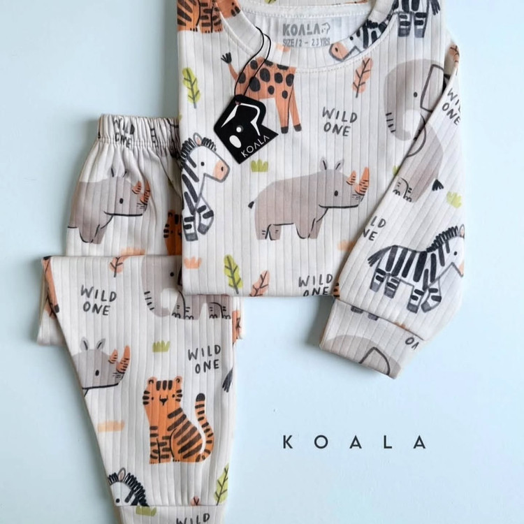 ست راحتی بچگانه آستین بلند با شلوار