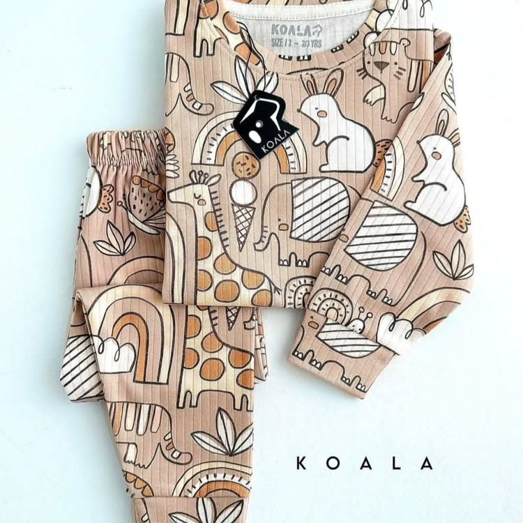 ست راحتی بچگانه آستین بلند با شلوار