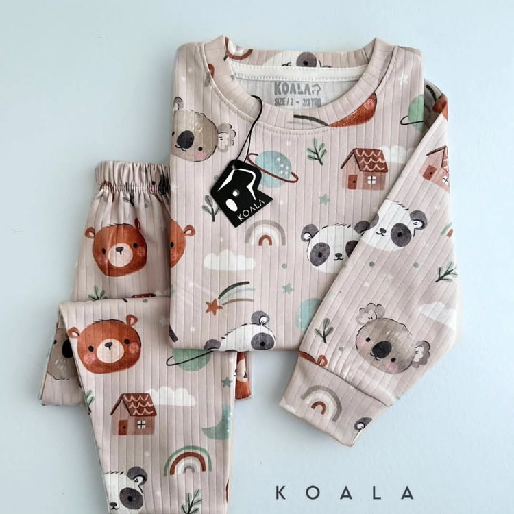 ست راحتی بچگانه آستین بلند با شلوار